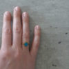MOOD RING gold mood ring