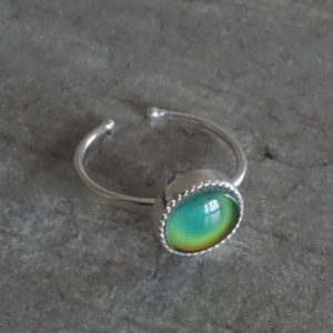 silver mood ring