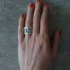 MOOD RING silver handmade mood ring