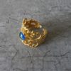 gold handmade mood ring