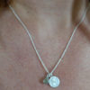 SITE 4 PISCES zodiac pisces necklace with raw labradorite crystal