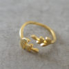 SITE TWIG GOLD 1 Gold handmade ring