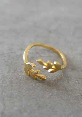 Gold handmade ring