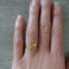 SITE TWIG GOLD 3 Gold handmade ring