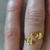 SITE TWIG GOLD 4 Gold handmade ring