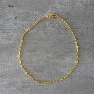 gold large links chain bracelet