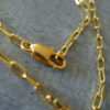 SITE GOLDLINE 2 gold large links chain bracelet