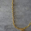 SITE SECRET 2 gold padlock and large links chain