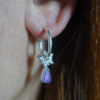 amethystearrings 5 rough amethyst earrings