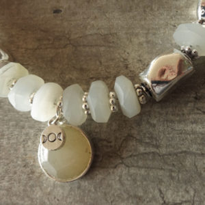 moon stone and silver necklace 2