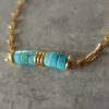 TURQUOISE AND GOLD BRACELET 2