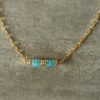 TURQUOISE AND GOLD NECKLACE 2