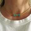 TURQUOISE AND GOLD NECKLACE 5