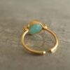 PEACE AND LOVE TURQUOISE RING 3