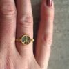 PEACE AND LOVE TURQUOISE RING 4