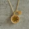 SITE CITRIN FLOWER NECKLACE 2