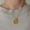 SITE CITRIN FLOWER NECKLACE 5