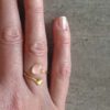 SITE GOLD HEART AND ROSE QUARTZ RING 3