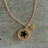 SITE GOLD ONYX STAR NECKLACE 2