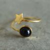 SITE GOLD STAR AND ONYX RING 2
