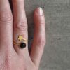 SITE GOLD STAR AND ONYX RING 3