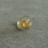 YELLOW AVENTURINE GOLD RING ETSY 2