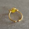 FLOWER POWER AVENTURINE FLAT RING 2
