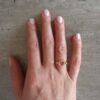 FOREVER ROSE QUARTZ FLAT RING 3