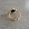 YIN YANG ONYX FLAT RING 2 YIN YANG ONYX FLAT RING 2