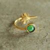 gold flower mood ring 3